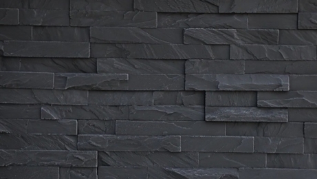 Betonový obklad BŘIDLICE SKALA  ČERNÝ  60X15 CM